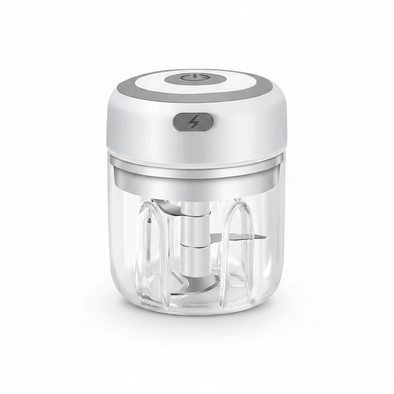 Mini Processador de Alimentos Elétrico USB 250ml Picador Portátil
