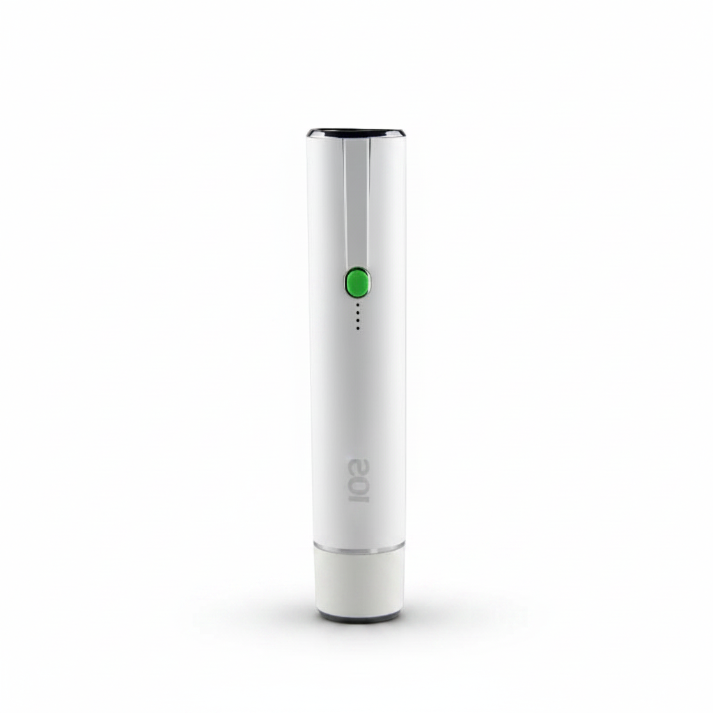 Seladora a vácuo portátil manual elétrica para alimentos em fundo branco