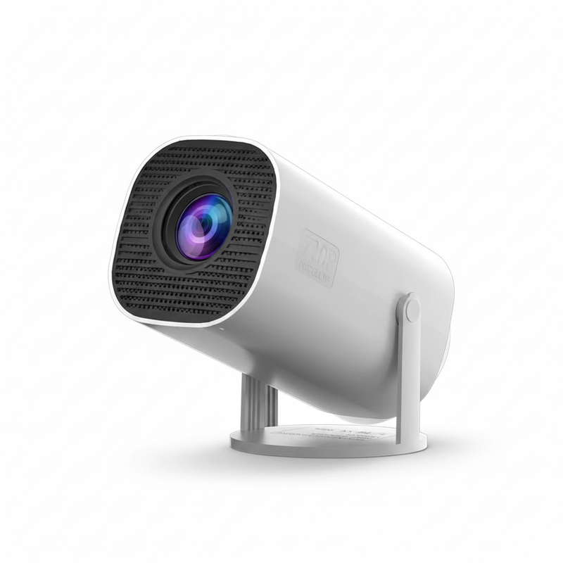Mini Projetor Portátil 4K LED HD com Controle Remoto para Casa