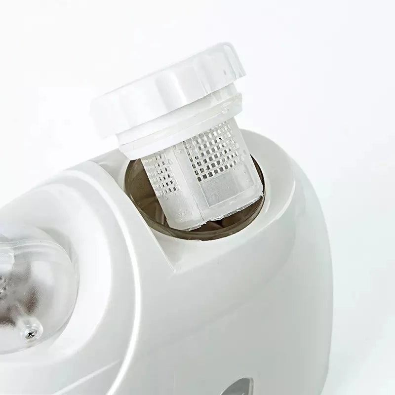Vaporizador facial de ozônio limpeza profunda em fundo branco