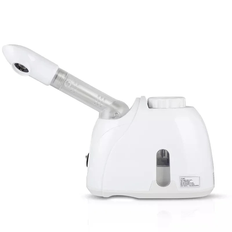 Vaporizador facial de ozônio limpeza profunda em fundo branco