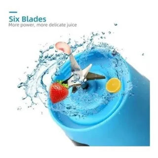 Liquidificador Portátil Recarregável USB 6 Lâminas - Foto 5
