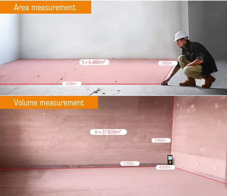 Trena digital a laser profissional em fundo branco