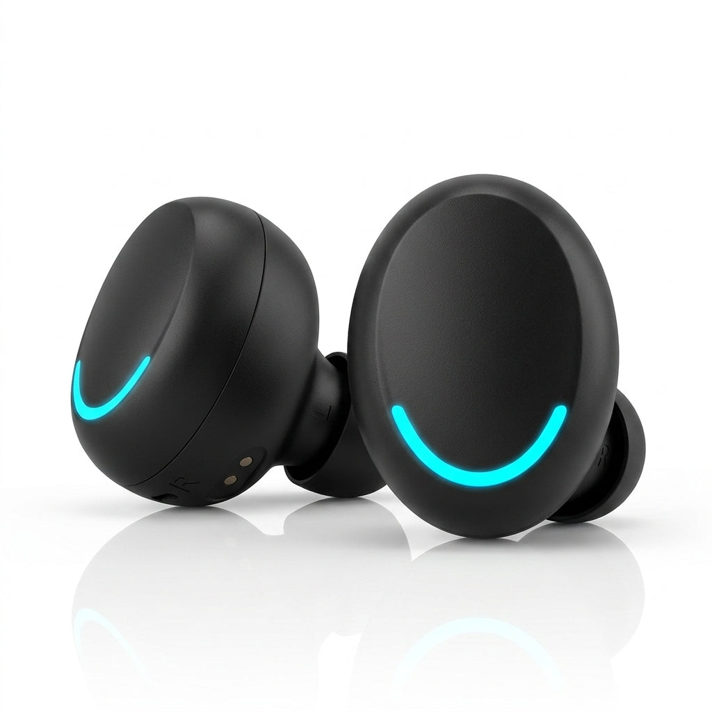 Fone Bluetooth Sem Fio com Case Display Digital e Bateria de Longa Duração