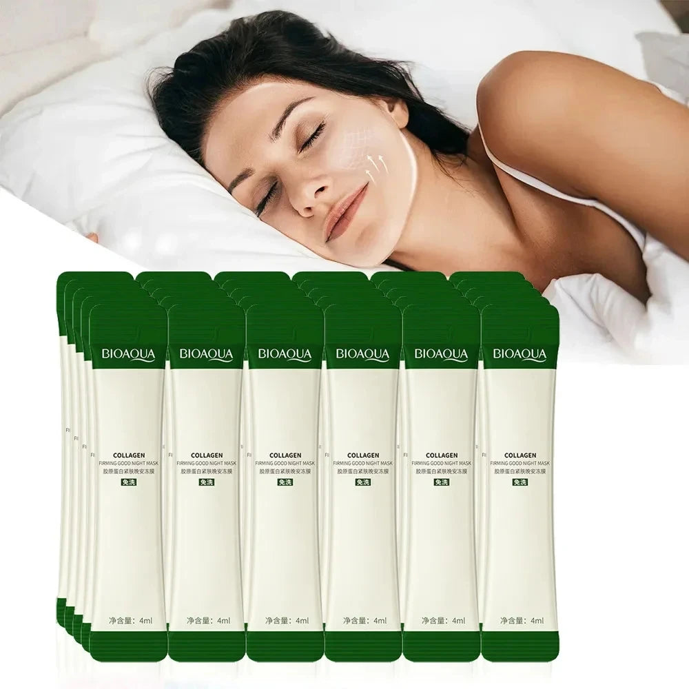 Máscara Facial Coreana Colágeno Hidratação Kit 30 Unidades 1
