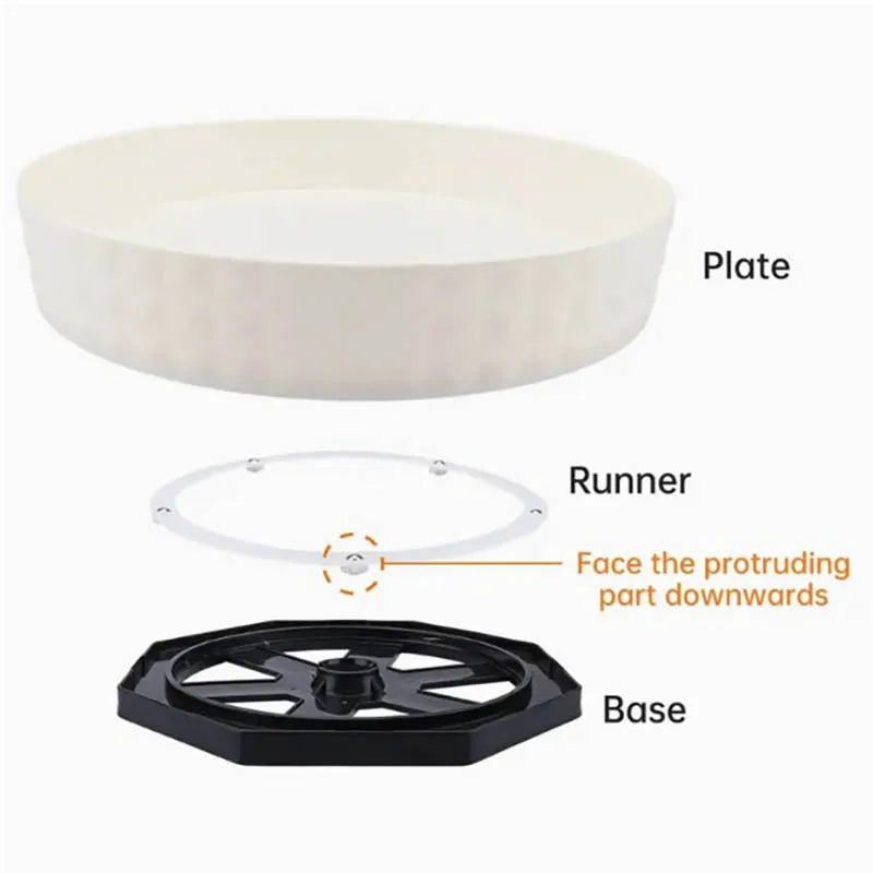 Porta tempero hermético giratório organizador de cozinha em fundo branco