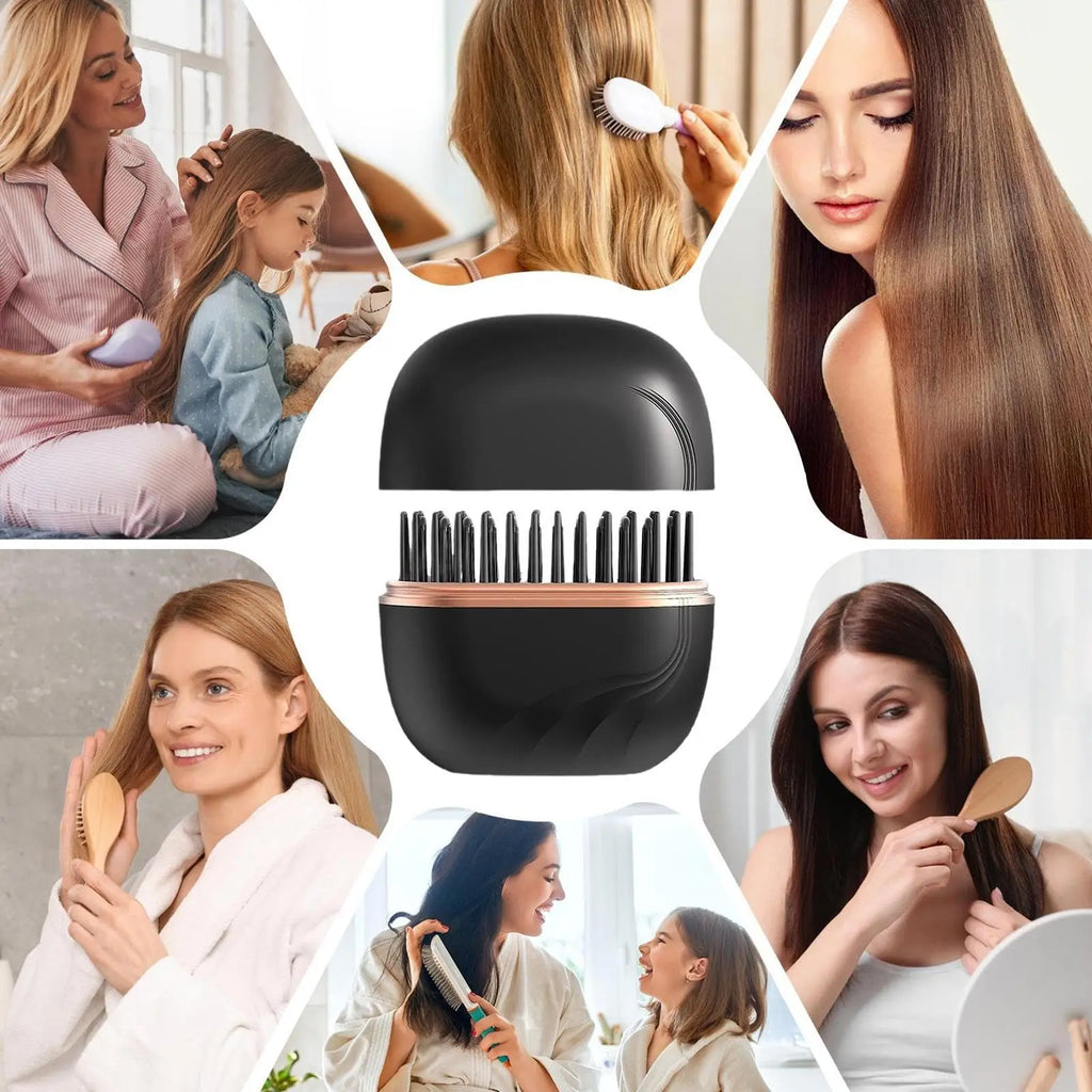 Mini Prancha Alisadora Sem Fio USB Recarregável Portátil 3
