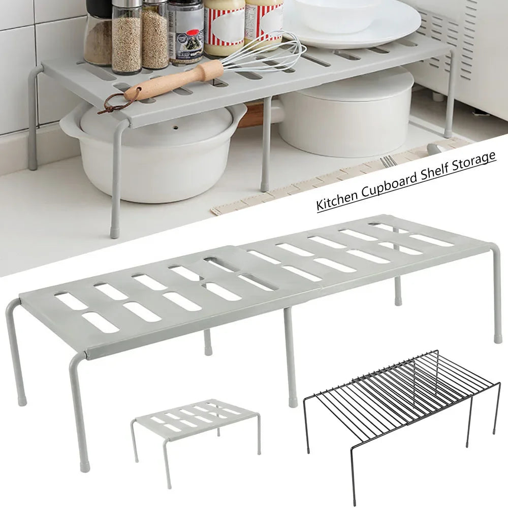 Prateleira Expansível Cozinha Organizador Temperos Dupla Camada 1