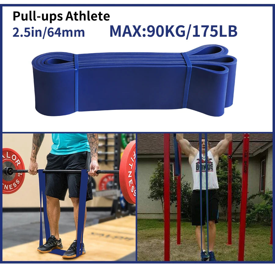Faixa elástica de resistência kit pilates treino em casa em fundo branco