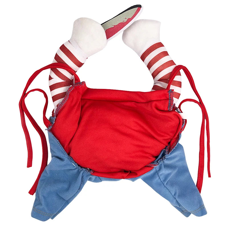 Fantasia para pets halloween cosplay divertida para cães e gatos em fundo branco