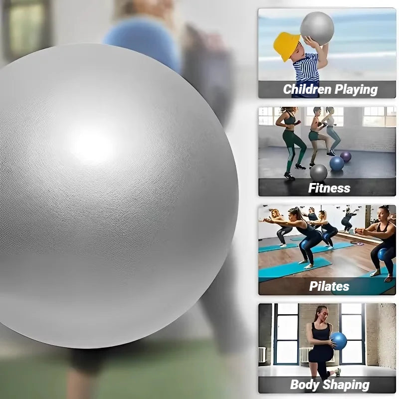 Bola de pilates 25cm mini ball yoga em fundo branco