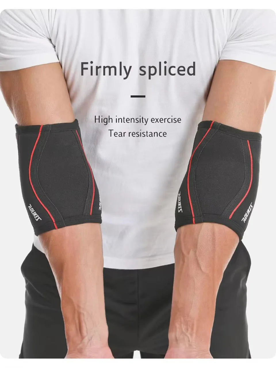 Cotoveleira Compressão Neoprene 7mm Par Musculação e Tênis - Foto 19