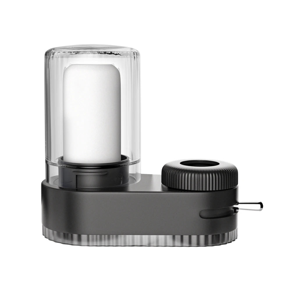 Filtro de torneira para cozinha purificador cerâmico lavável em fundo branco