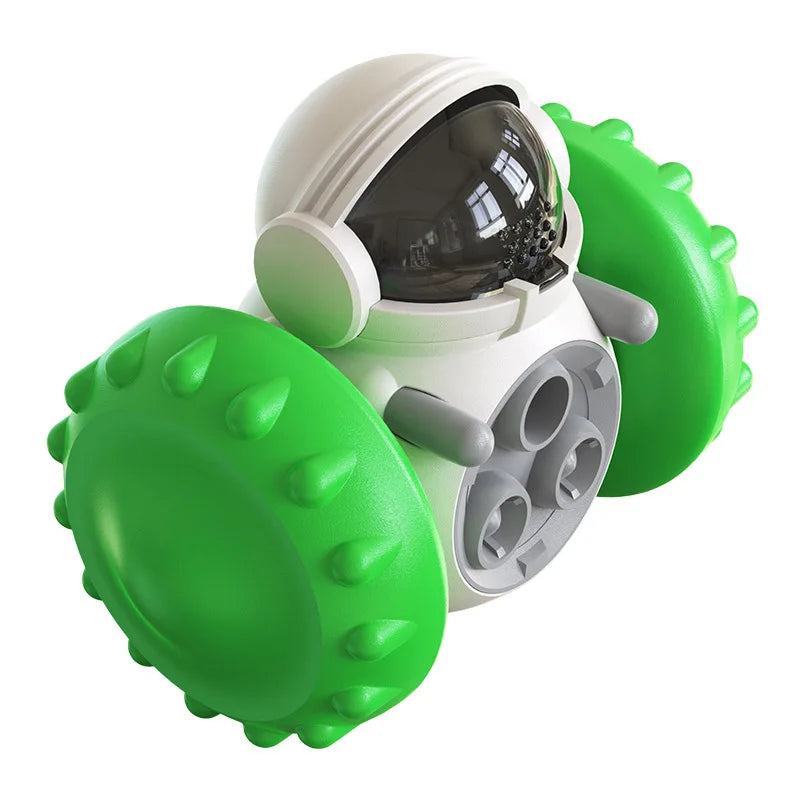 Dispenser de petiscos interativo puzzle para cão em fundo branco