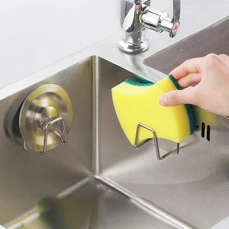 Organizador de Pia de Cozinha Aço Inox Adesivo - Foto 3