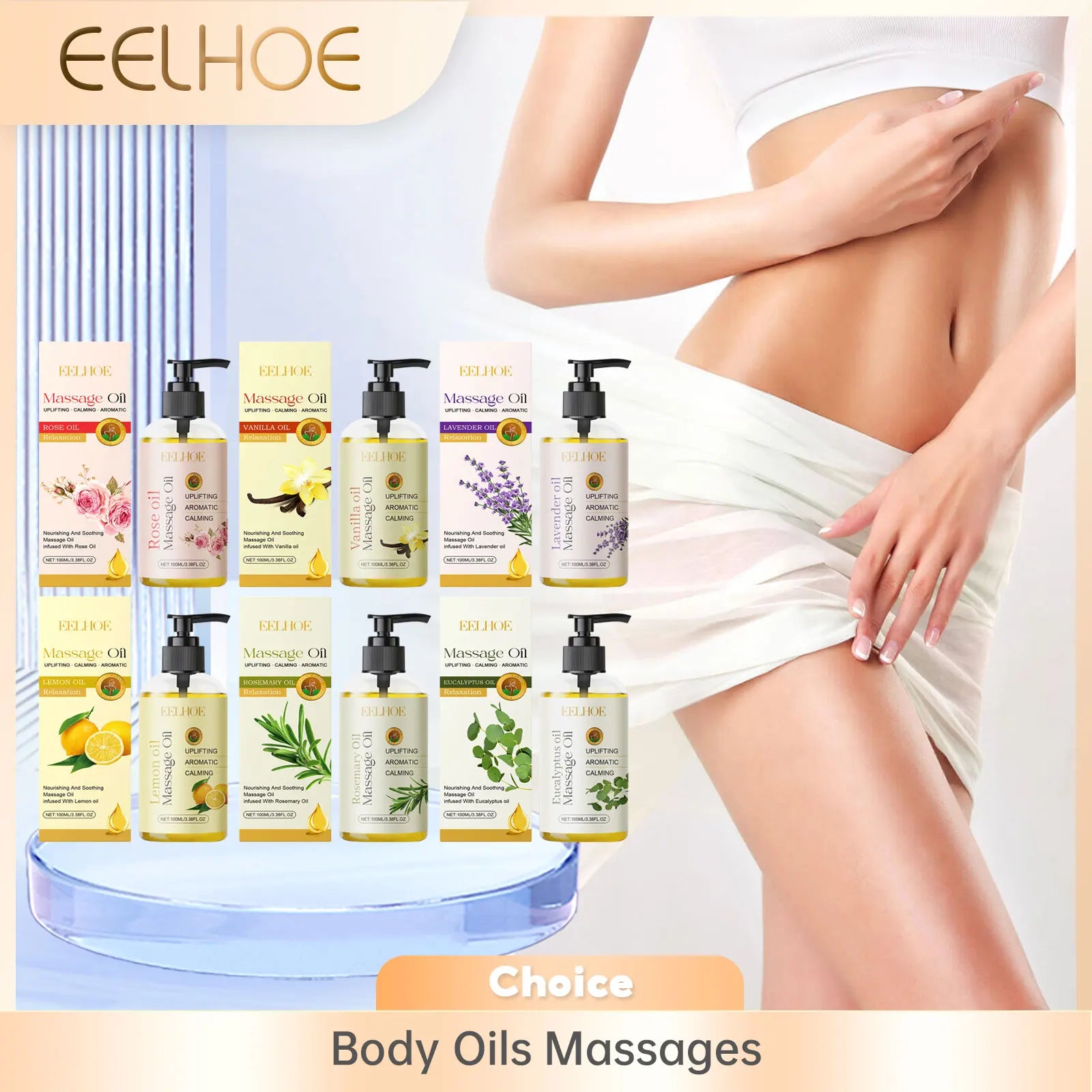 Óleo de Massagem Corporal Relaxante 500ml Profissional 1