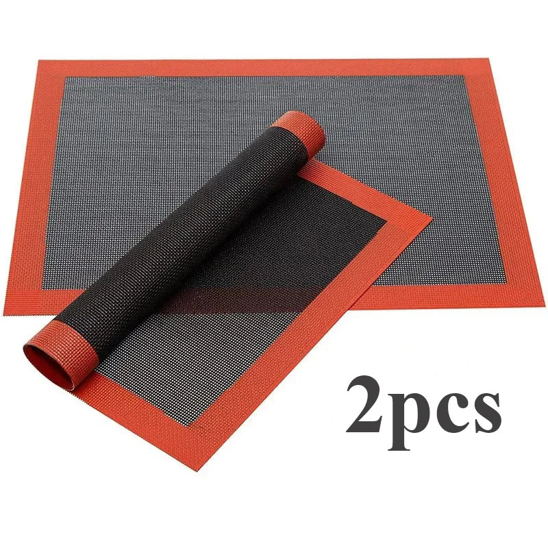 Tapete de silicone para forno 30x40 cm antiaderente reutilizável em fundo branco