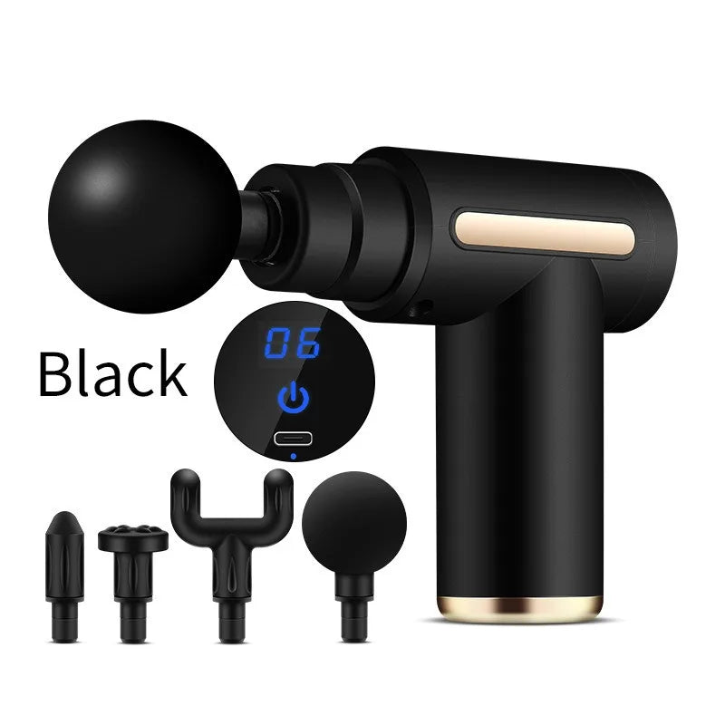 Pistola Massagem Percussão Mini Portátil Recarregável USB 1