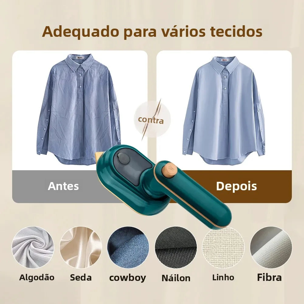 Mini Vaporizador de Roupas Portátil Ferro a Vapor de Mão 3
