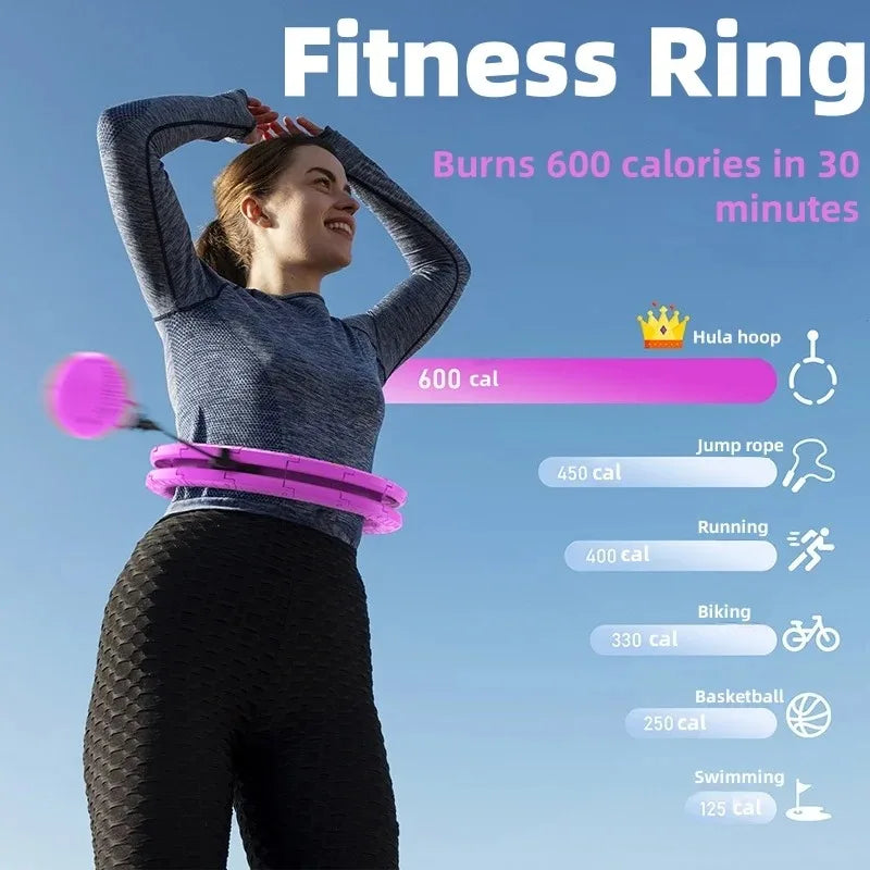 Bambolê Inteligente Ajustável Massageador Abdômen Fitness 2