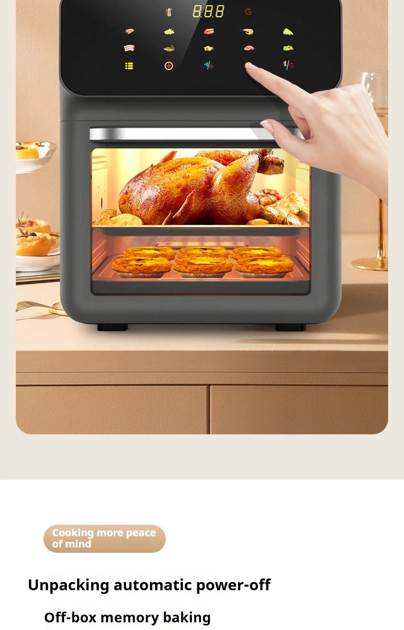 Fritadeira Elétrica Air Fryer 12L com Tela Digital Touch e Sem Óleo - Foto 16