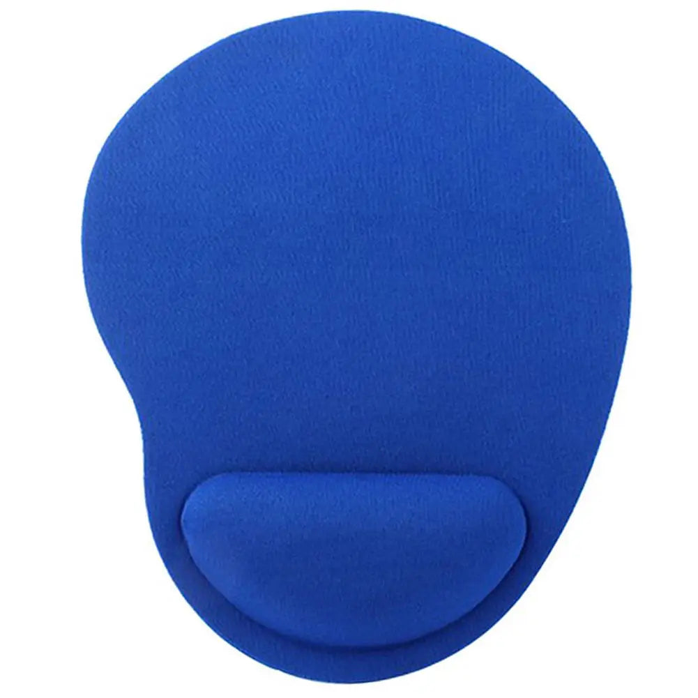 Mouse pad ergonômico com apoio de pulso em gel em fundo branco