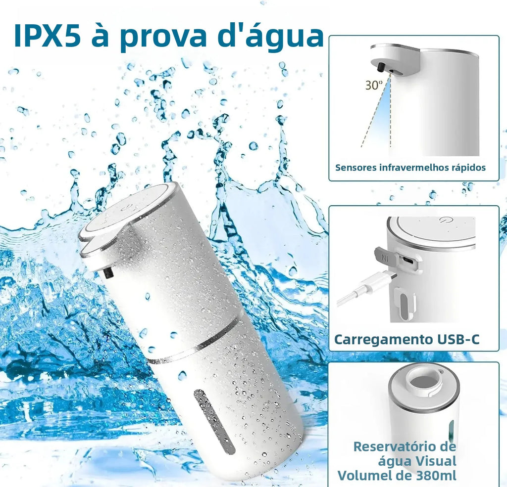 Dispenser Automático de Sabonete Líquido Sensor Touchless 2