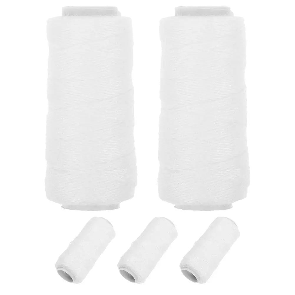 Kit Linha Egípcia Depilação Facial 5 Rolos Algodão Natural 6
