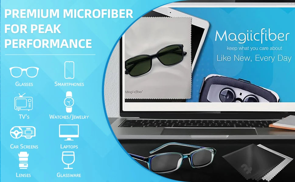 Kit de panos microfibra japonês ultra absorventes em fundo branco