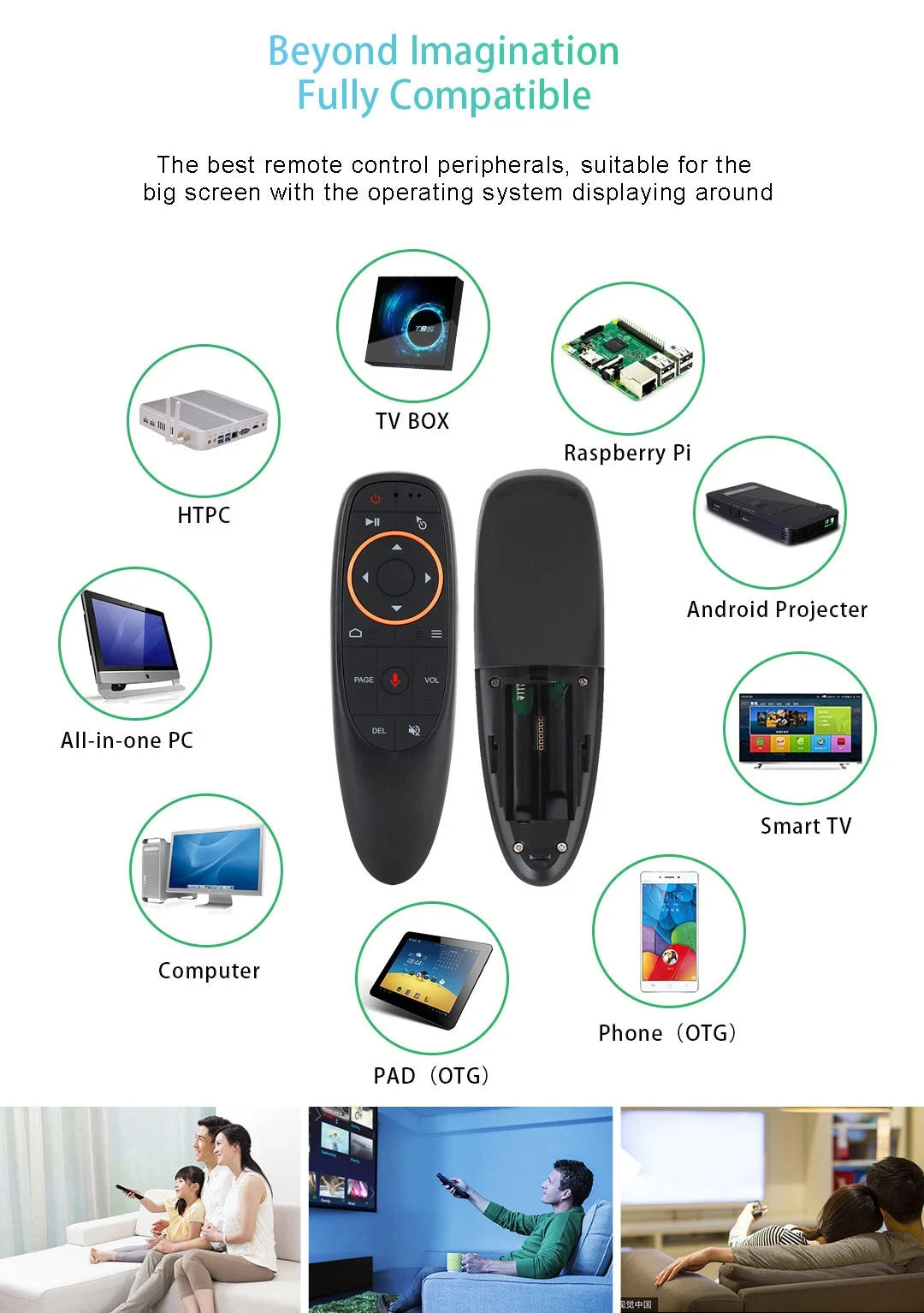 TV Box Android Smart 8K HDMI WiFi em fundo branco