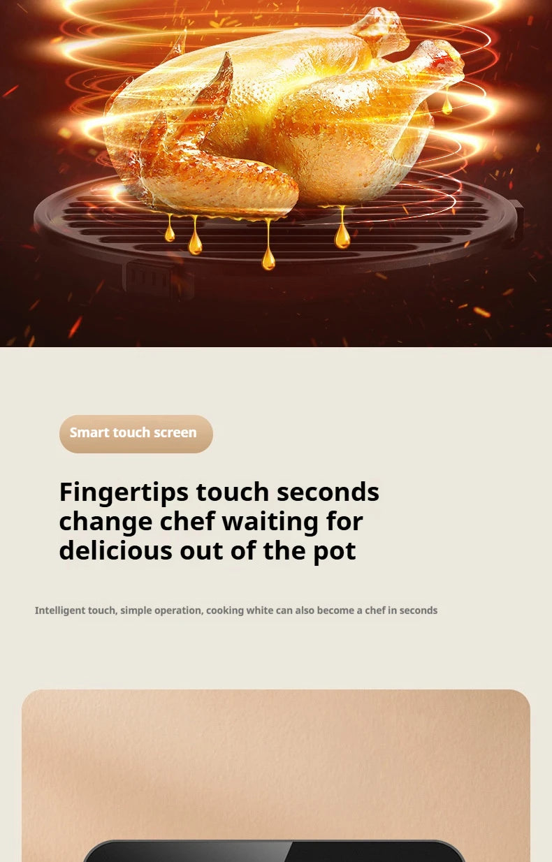 Fritadeira Elétrica Air Fryer 12L com Tela Digital Touch e Sem Óleo - Foto 15