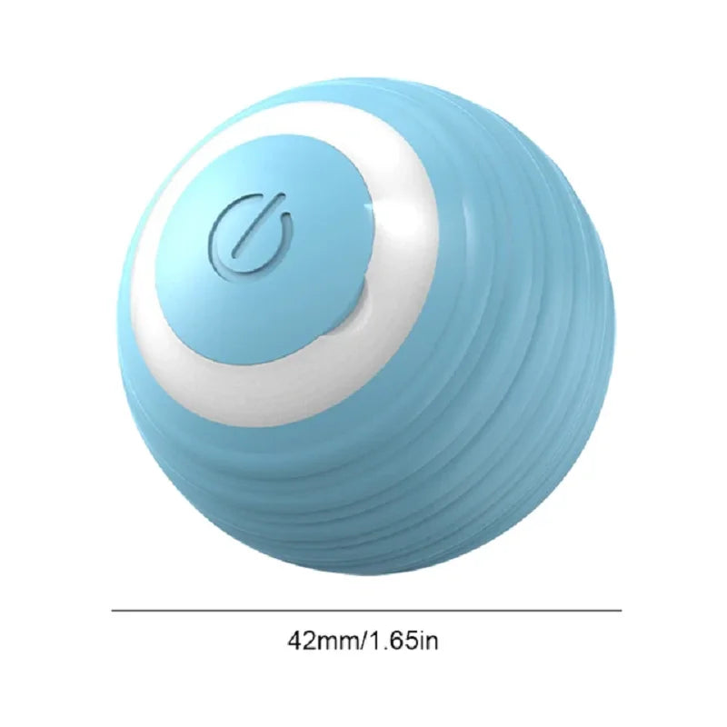Bola LED inteligente com sensor de movimento brinquedo para gato em fundo branco