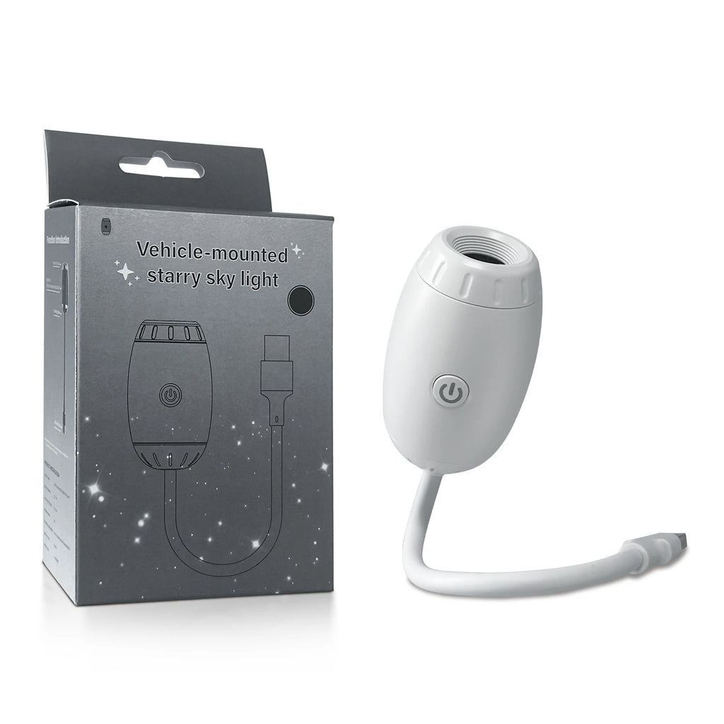 Projetor Galáxia USB Luz Céu Estrelado para Carro e Quarto