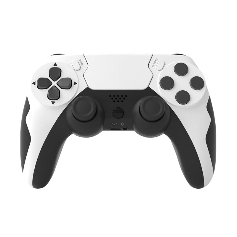Controle gamer bluetooth sem fio vibração em fundo branco