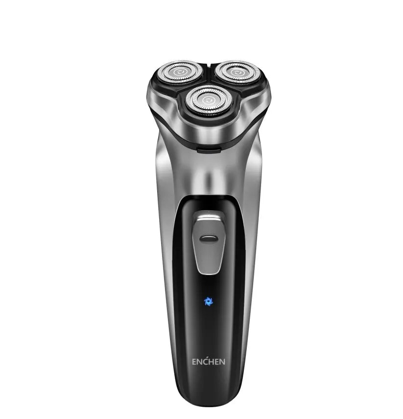 Barbeador Elétrico Rotativo 3 Lâminas Flutuantes USB - foto 21
