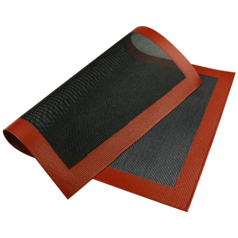 Tapete de silicone para forno 30x40 cm antiaderente reutilizável em fundo branco