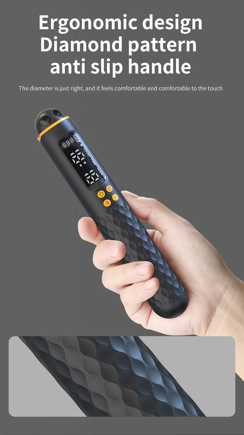 Corda de Pular Digital USB Contador Calorias e Tempo - Foto 17