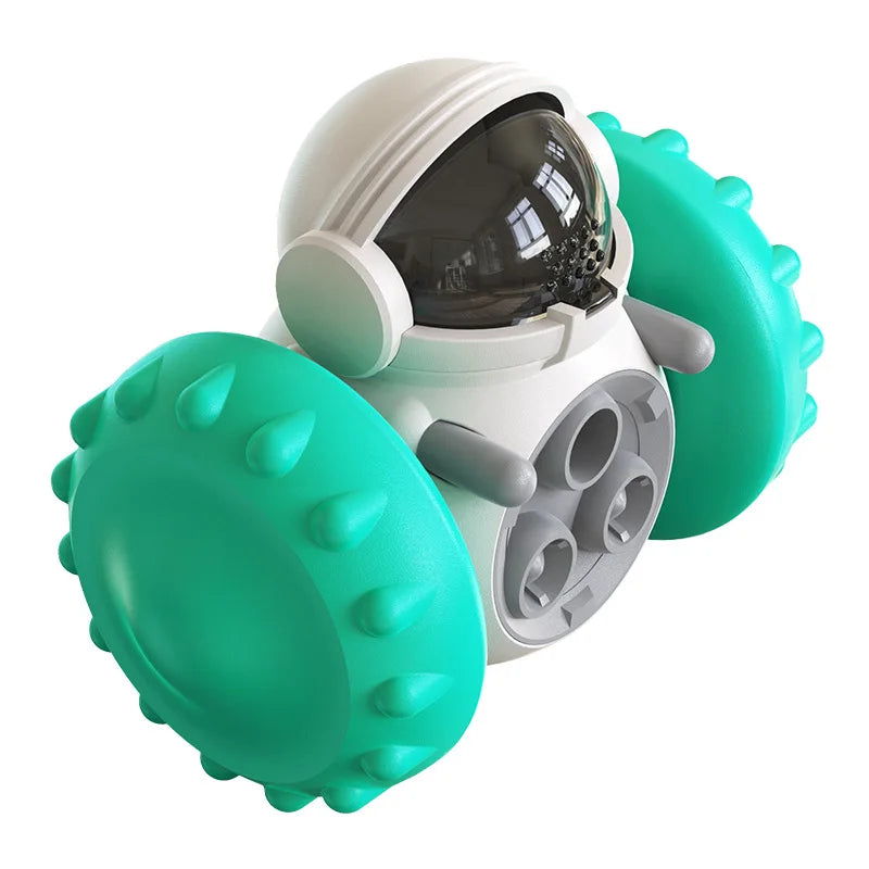 Dispenser de petiscos interativo puzzle para cão em fundo branco
