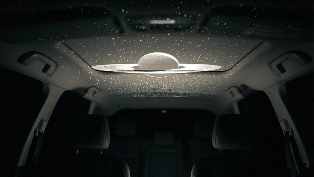 Projetor Galáxia USB Luz Céu Estrelado para Carro e Quarto