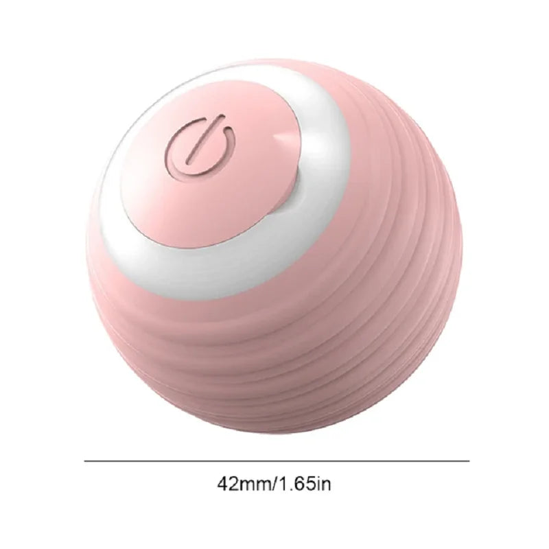 Bola LED inteligente com sensor de movimento brinquedo para gato em fundo branco