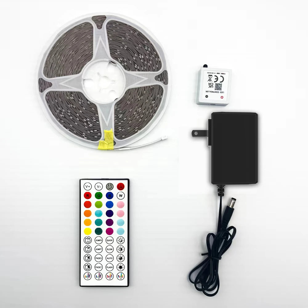 Fita LED RGB 5m Bluetooth Controle App e Música 8