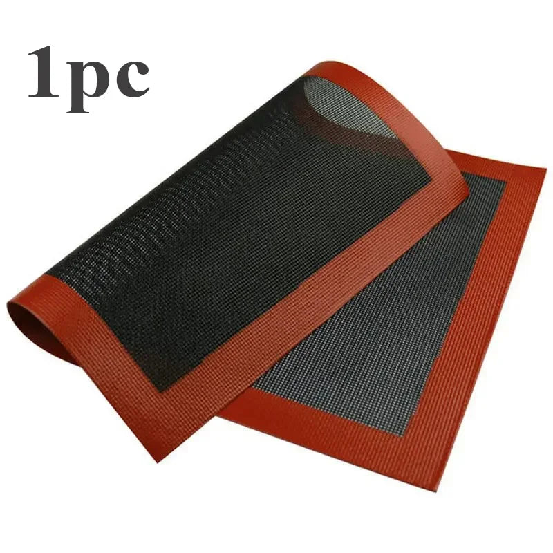 Tapete de silicone para forno 30x40 cm antiaderente reutilizável em fundo branco