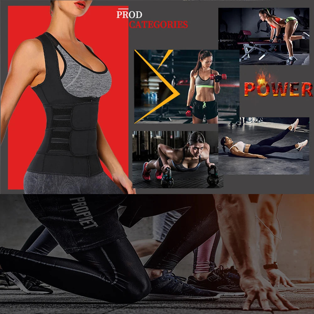 Cinta modeladora emagrecedora em neoprene feminina em fundo branco