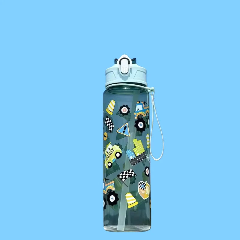 Garrafa de água squeeze 800ml academia esporte em fundo branco