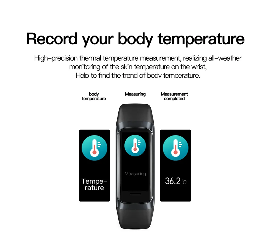 Smartwatch amoled com monitor cardíaco em fundo branco
