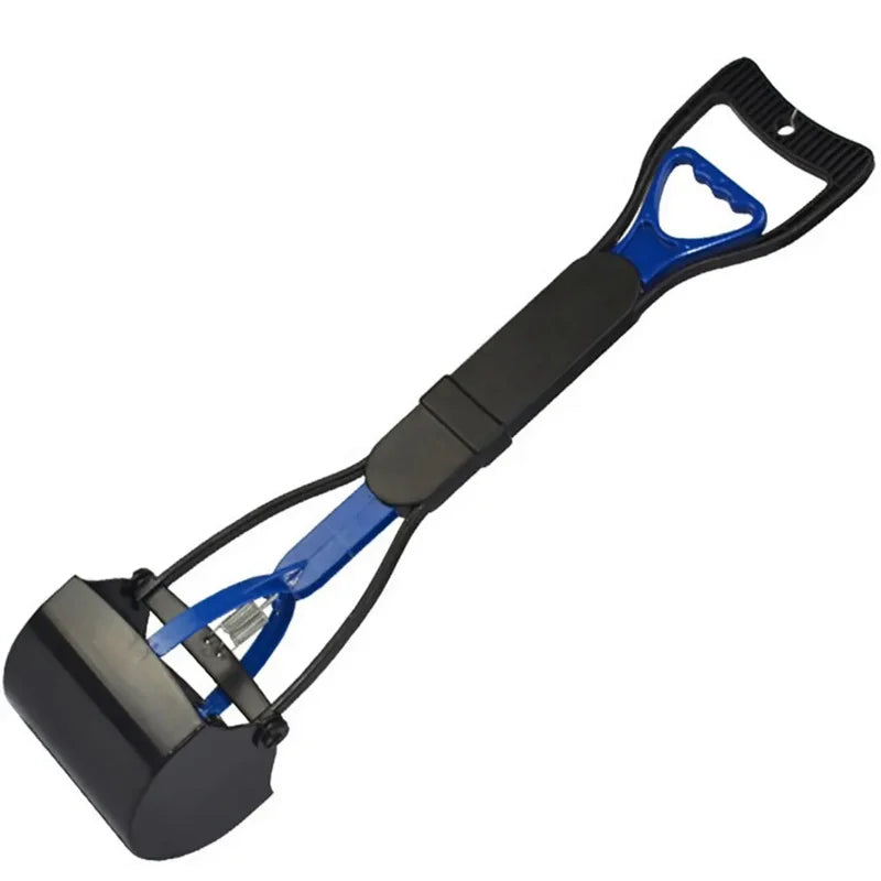 Apanhador de cocô jaw cabo longo em fundo branco