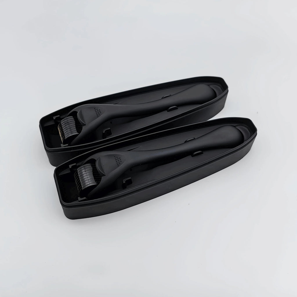 Dermaroller 540 Agulhas Titânio Preto Fosco Skincare 3