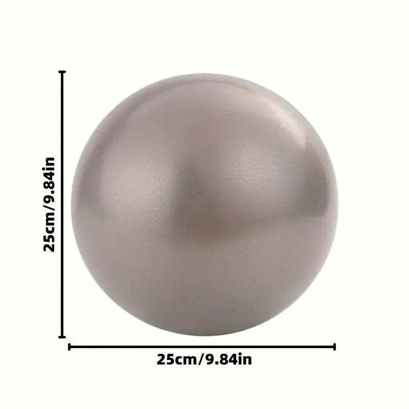 Bola de pilates 25cm mini ball yoga em fundo branco