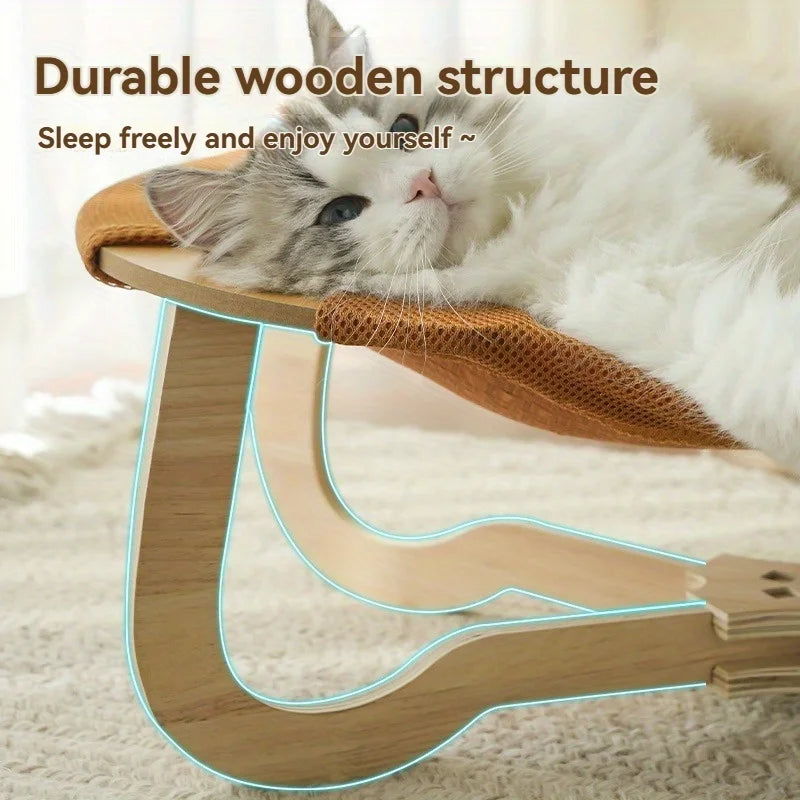 Cama refrescante para pet com gel removível elevada respirável em fundo branco