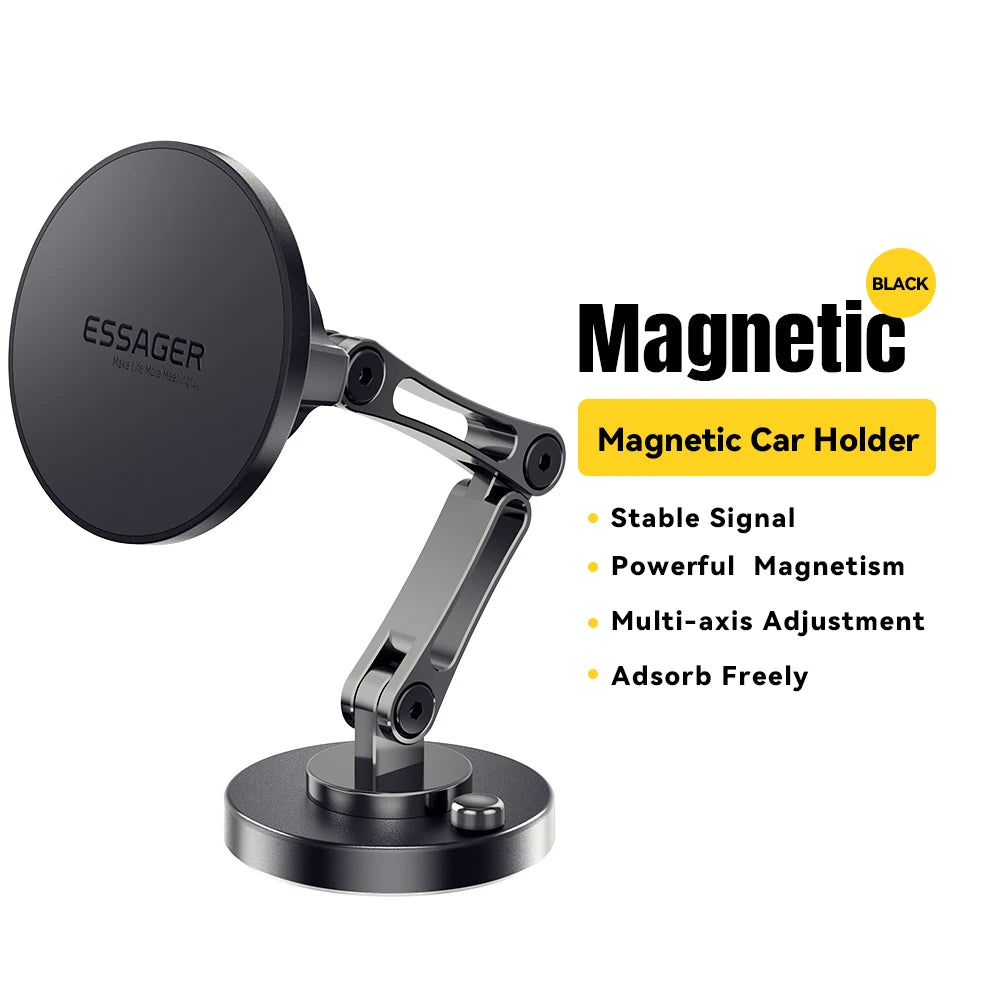Suporte magnético de celular com carregamento sem fio 15W MagSafe em fundo branco